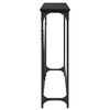 vidaXL Konsoles galds Melns ozolkoks 102 x 23 x 75 cm