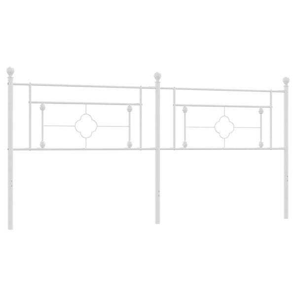 vidaXL rezerves galvgalis, balts, 193 cm