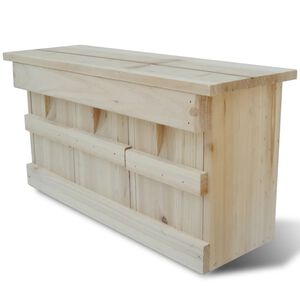 Putnu māja, būrītis zvirbuļiem 44 x 15,5 x 21,5 cm