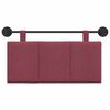 vidaXL Karājo&scaron;s galvgalis Vīna sarkans 90 x 55 x 5 cm audums