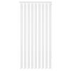 vidaXL vertikālās žalūzijas, 150x250 cm, balts audums
