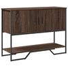 vidaXL konsoles galdiņ&scaron;, brūns, 100x35x74,5 cm, inženierijas koks