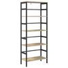 vidaXL Grāmatu plaukts 4 līmeņi 60 x 29,5 x 149 cm Inženierijas koks