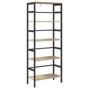 vidaXL Grāmatu plaukts 4 līmeņi 60 x 29,5 x 149 cm Inženierijas koks