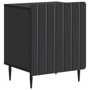 vidaXL Nakts skapītis Melns 43 x 34,5 x 52 cm Inženierijas koks