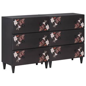 vidaXL Uzglabā&scaron;anas skapji 2 gab. 120 x 33 x 75 cm Cieta mango koksne