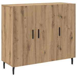 vidaXL Puse Artisānā ozols 90 x 34 x 80 cm Inženierijas koks