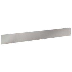 vidaXL Zāliena Apmale 20 gab. 100 x 12 cm Tērauds Sudraba