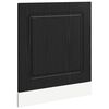 vidaXL Trauku ma&scaron;īnas panelis Kalmar Melns ozolkoks 60 x 1,5 x 57 cm