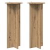 vidaXL Augu statīvs 2 pcs Artisan Ozols &Oslash;40 x 100 cm Inženierijas koks