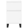 vidaXL kumode, balta, 40x35x70 cm, inženierijas koks