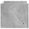 vidaXL sienas plaukts betona pelēks 70,5x35x30,5cm inženierijas koks