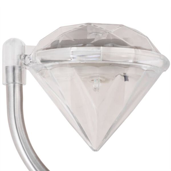 vidaXL solārās LED dārza lampas, 6 gab., 9x7,8x29,5 cm