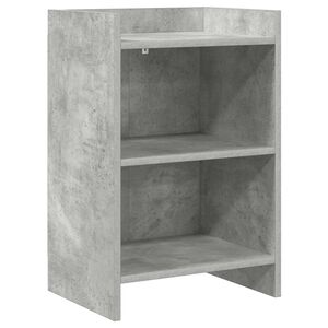 vidaXL Nakts skapī&scaron;i Betona pelēks 40 x 30 x 60 cm Inženierijas koks