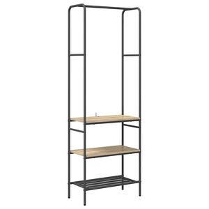 vidaXL Apģērba statīvs Sonoma ozols 60 x 30 x 171 cm Inženierijas koks