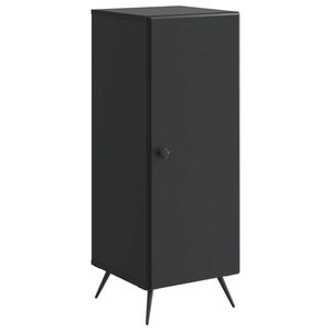 vidaXL Puse Melns 33 x 34,5 x 90 cm Inženierijas koks