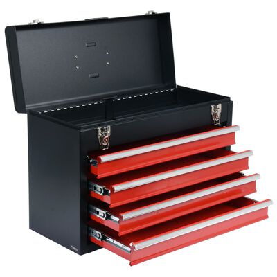 YATO instrumentu kaste ar 4 atvilktnēm, 52x21,8x36 cm