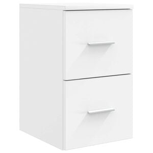 vidaXL Vannas istabas skapis starp Balts 30 x 35 x 50 cm