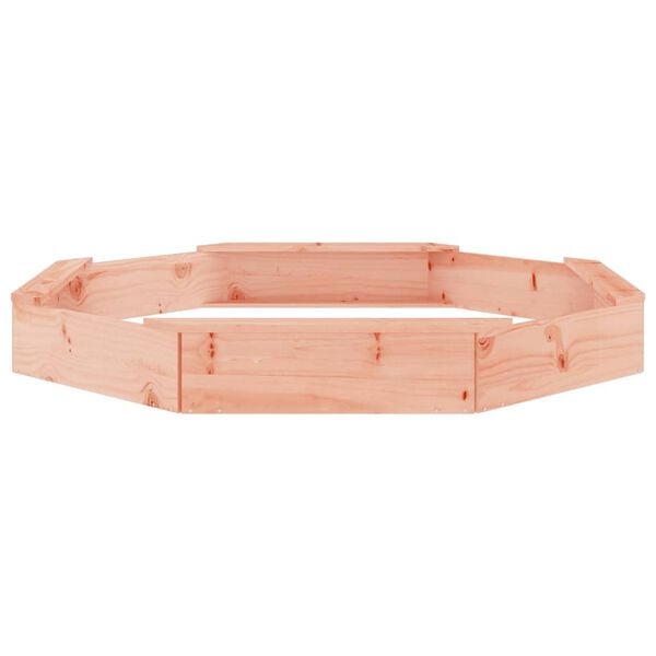 vidaXL smil&scaron;u kaste ar sēdekļiem, astoņstūra forma, Duglasa masīvkoks