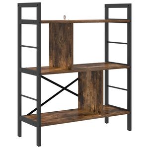 vidaXL Grāmatu plaukts 5 līmeņi 75 x 30 x 91 cm Inženierijas koks