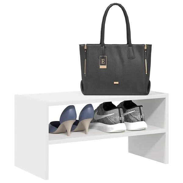 vidaXL apavu skapis, saliekamas, balts, 60x30x30,5 cm