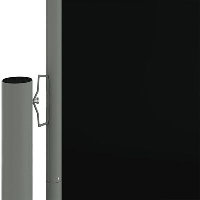 vidaXL izvelkama sānu markīze, melna, 117x1200 cm