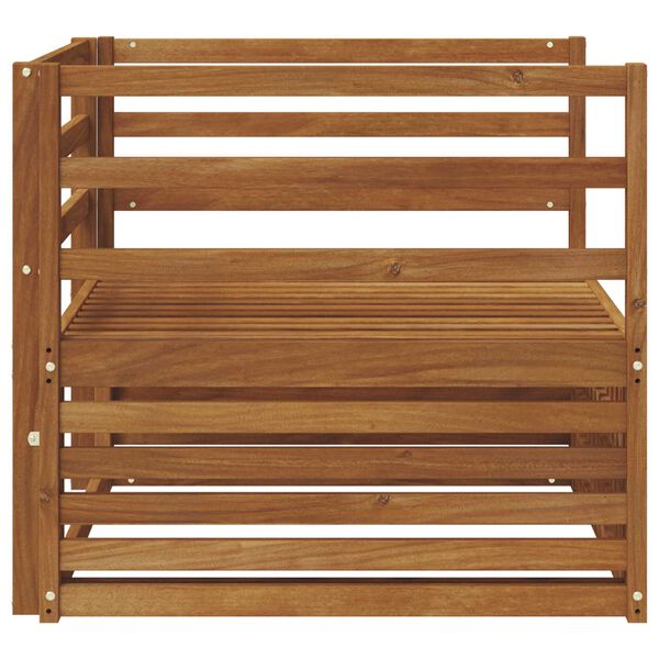 vidaXL 2 Gabals Dīvāns ar rokām Dabiska