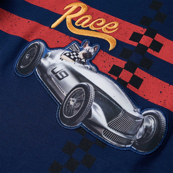 Bērnu krekls ar garām piedurknēm, tum&scaron;i zils, 104