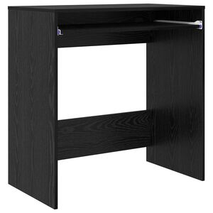vidaXL Galds Melns ozolkoks Inženierijas koks 77.5 x 43 x 79 cm