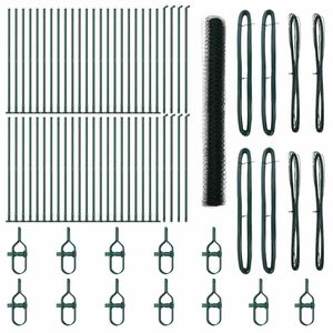 vidaXL Žoga āķis Zaļa