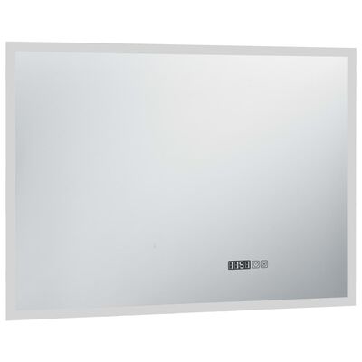vidaXL vannasistabas spogulis ar LED un skārienu sensoru, 100x60 cm