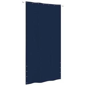 vidaXL balkona aizslietnis, 140x240 cm, zils oksforda audums