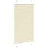 vidaXL Pleated Blind Cream 80x150 cm Auduma platums 79,4 cm