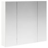 vidaXL Vannas istabas spoguļu skapis Balts 80 x 14.5 x 70 cm