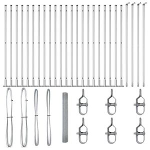 vidaXL Žoga āķis Sudraba