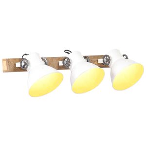 vidaXL sienas lampa, industriāls dizains, balta, 65x25 cm, E27