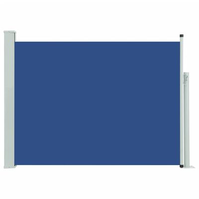 vidaXL izvelkama sānu markīze, zila, 100x500 cm