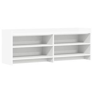 vidaXL Televizora skapī&scaron;a 135 x 33 x 47 cm Balts Inženierijas koks