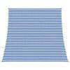 vidaXL Saulessargs Zila un balta 4 / 5 x 4 m HDPE