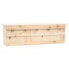 vidaXL zvirbuļu māja ar 5 nodalījumiem, 68x15x21 cm, egles koks