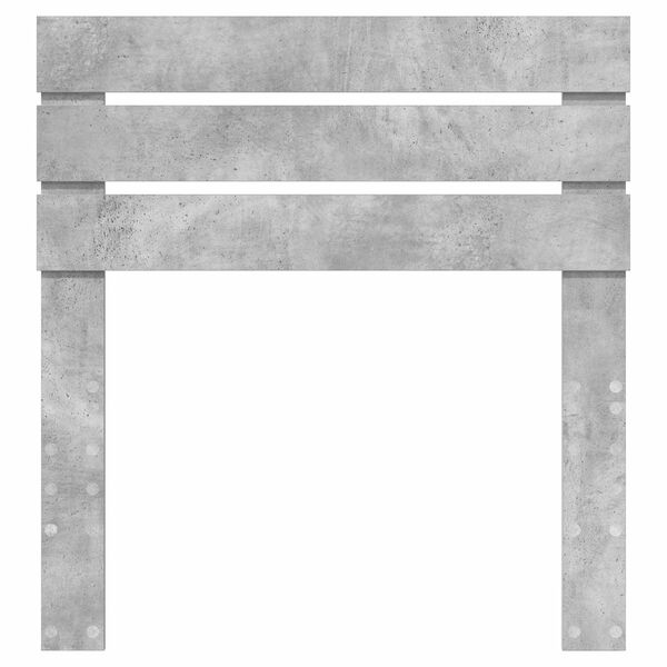 vidaXL Galvgalis Betona pelēks 90 cm Inženierijas koks