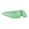 vidaXL siltumnīca ar tērauda rāmi, zaļa, 100 m&sup2;, 20x5x2,3 m