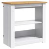 vidaXL Akvārija statnis PANAMA Balts un brūns 60 x 30 x 60 cm 150 kg