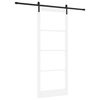 vidaXL Slīdo&scaron;ās durvis ORKDAL Balts 93 x 232 cm