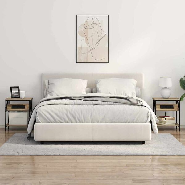 vidaXL Nakts skapītis Sonoma ozols 38 x 30 x 48 cm Inženierijas koks