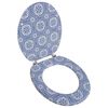 Tualetes poda sēdeklis ar MDF vāku, porcelāna dizains