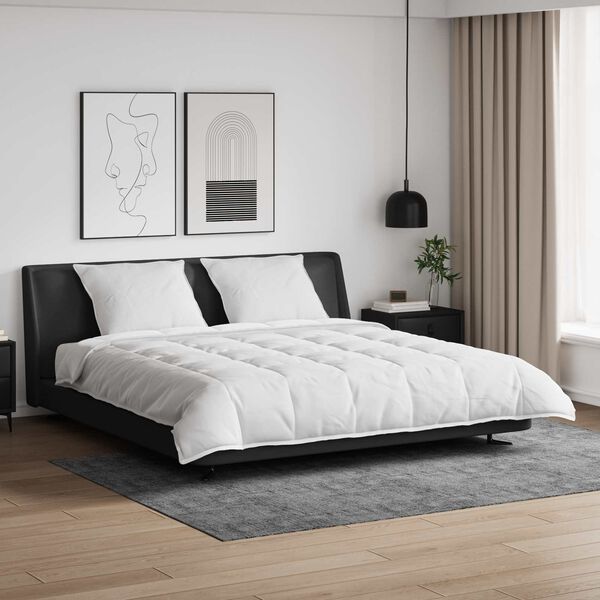 vidaXL Segas komplekts ar spilvenu 3 pcs Balts Dūnu spalva