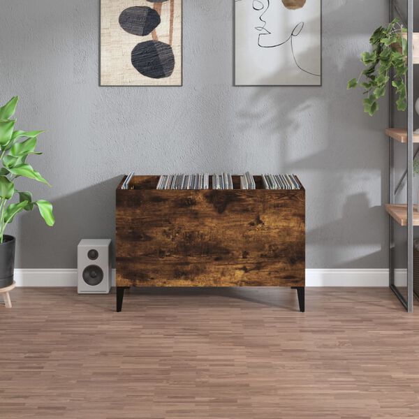 vidaXL skapītis, 74,5x38x48 cm, inženierijas koks, ozolkoka