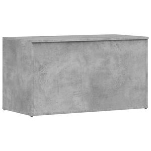 vidaXL uzglabā&scaron;anas lāde, betonpelēka, 84x42x46 cm, inženierijas koks