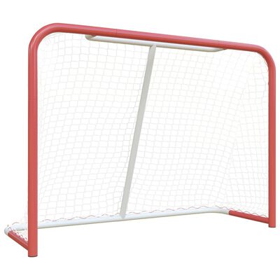 vidaXL hokeja vārti ar tīklu, 153x60x118 cm, tērauds, poliesters